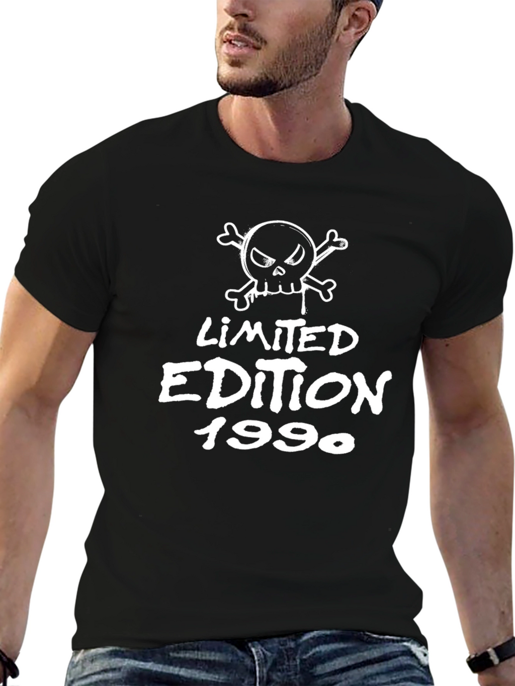Limited Edition 1990 Skull Black T-Shirt