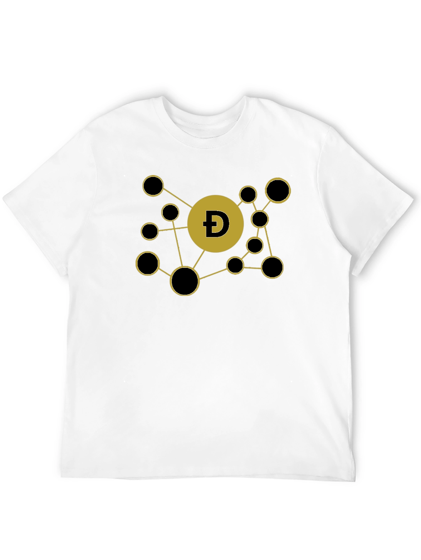DogeCoin Crypto Black T-Shirt