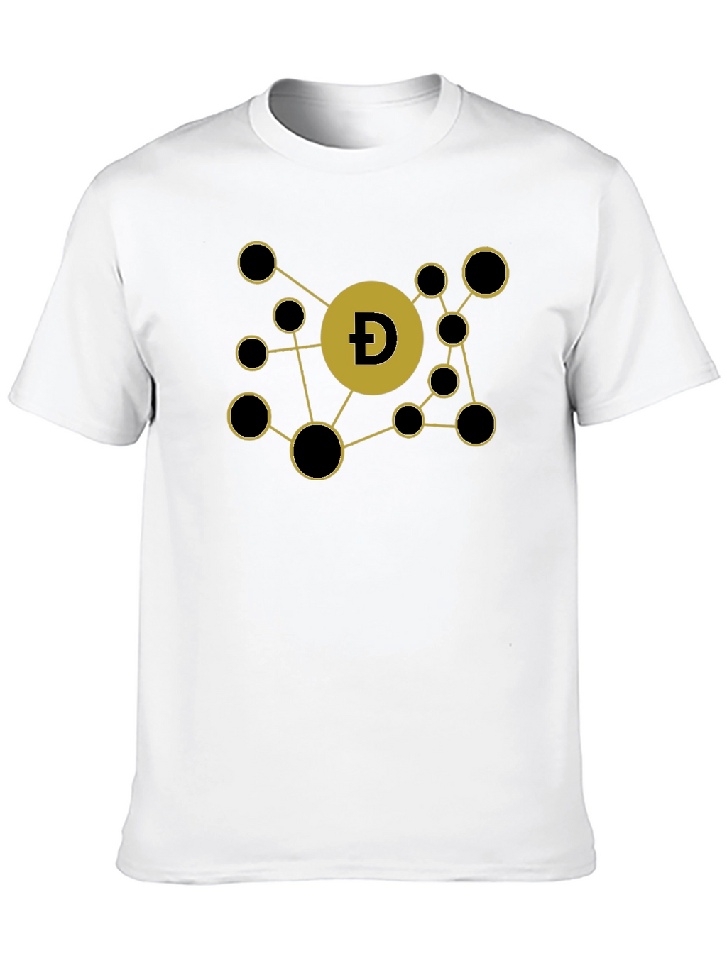 DogeCoin Crypto Black T-Shirt