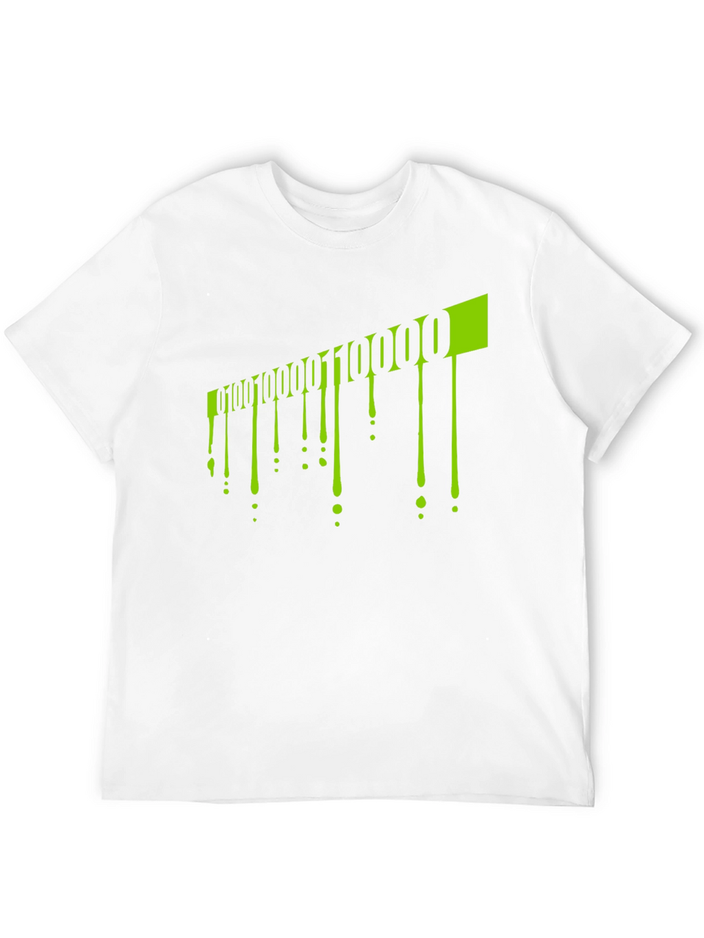 Binary Code Drip Graphic Tee