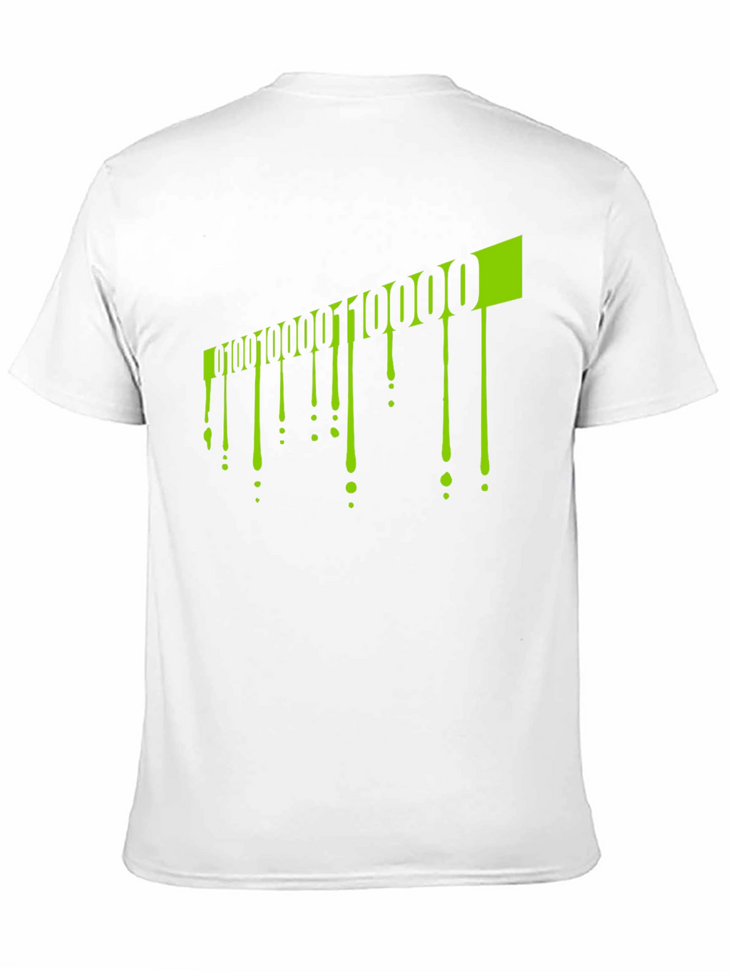 Binary Code Drip Graphic Tee