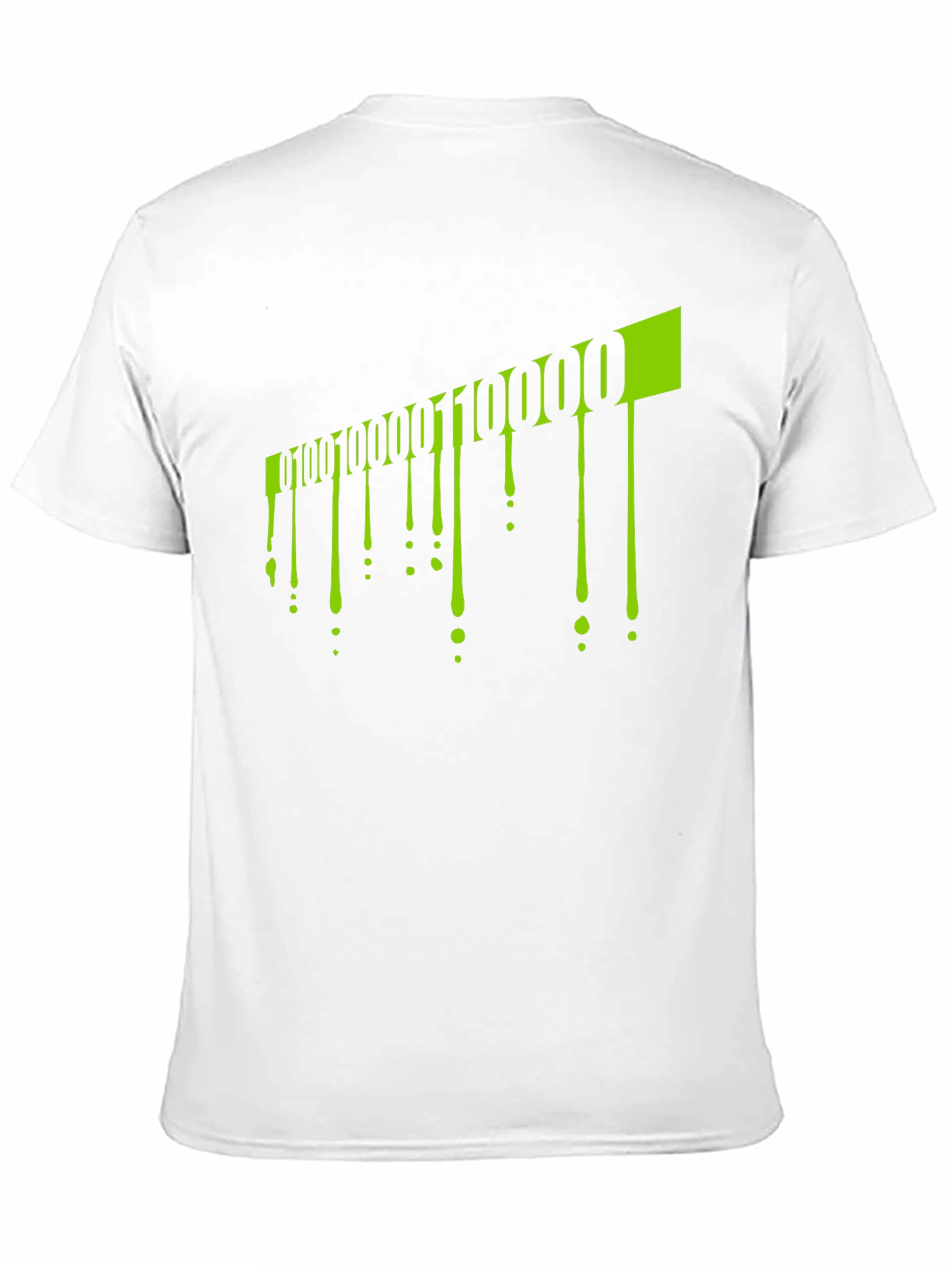 Binary Code Drip Graphic Tee