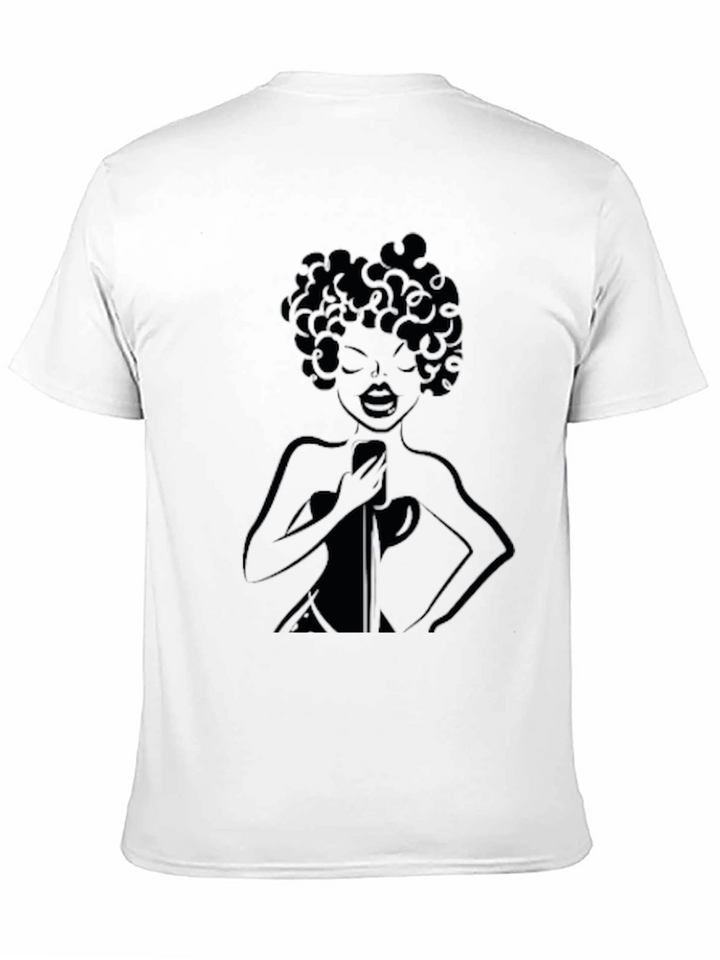 Retro Singer Black T-Shirt