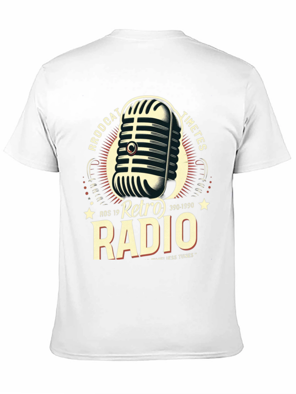 Retro Radio Broadcast Graphic T-Shirt