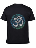 Om Mandala Graphic Tee - Black