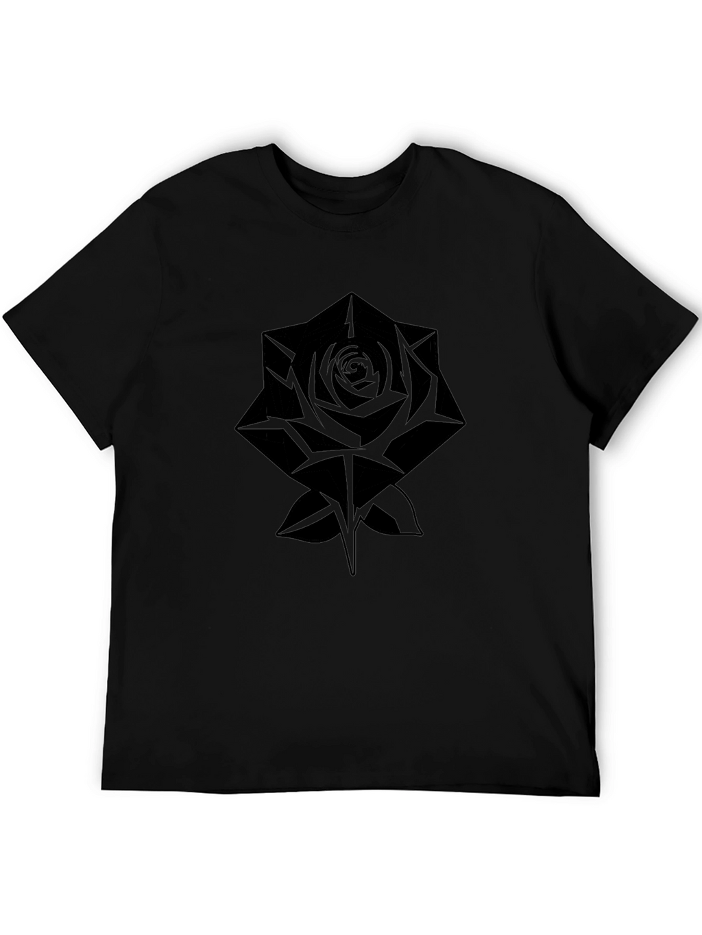 Black Rose Graphic T-Shirt - Modern Streetwear