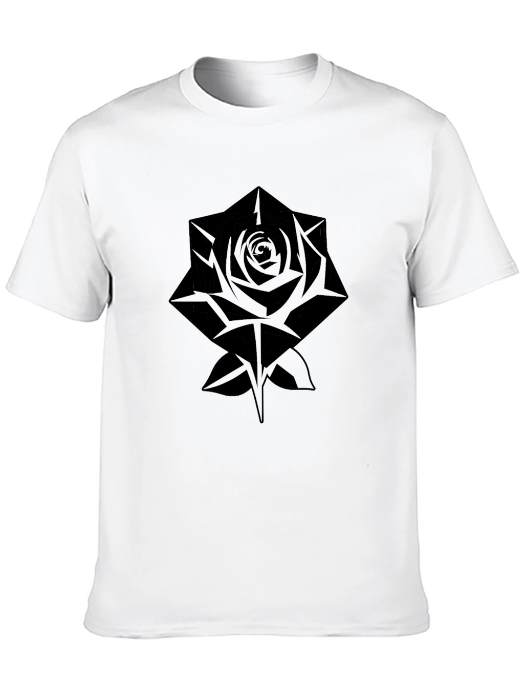 Black Rose Graphic T-Shirt - Modern Streetwear
