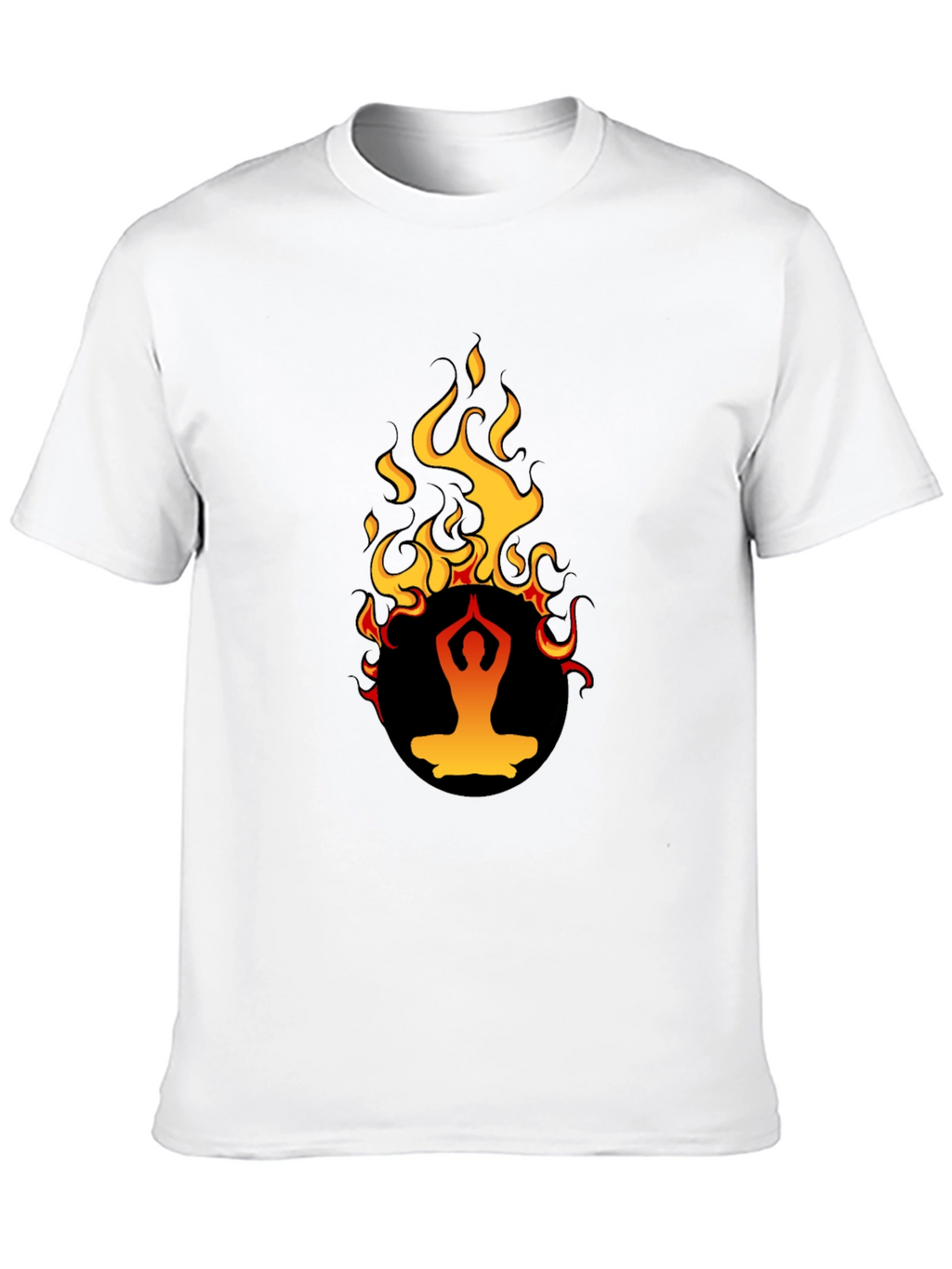 Yoga Flame T-Shirt - Spiritual Design