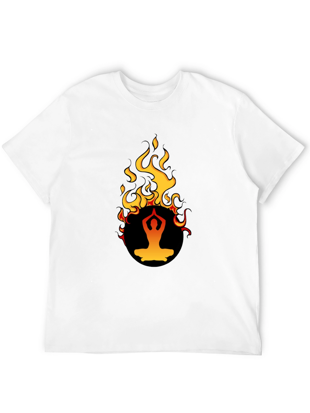 Yoga Flame T-Shirt - Spiritual Design
