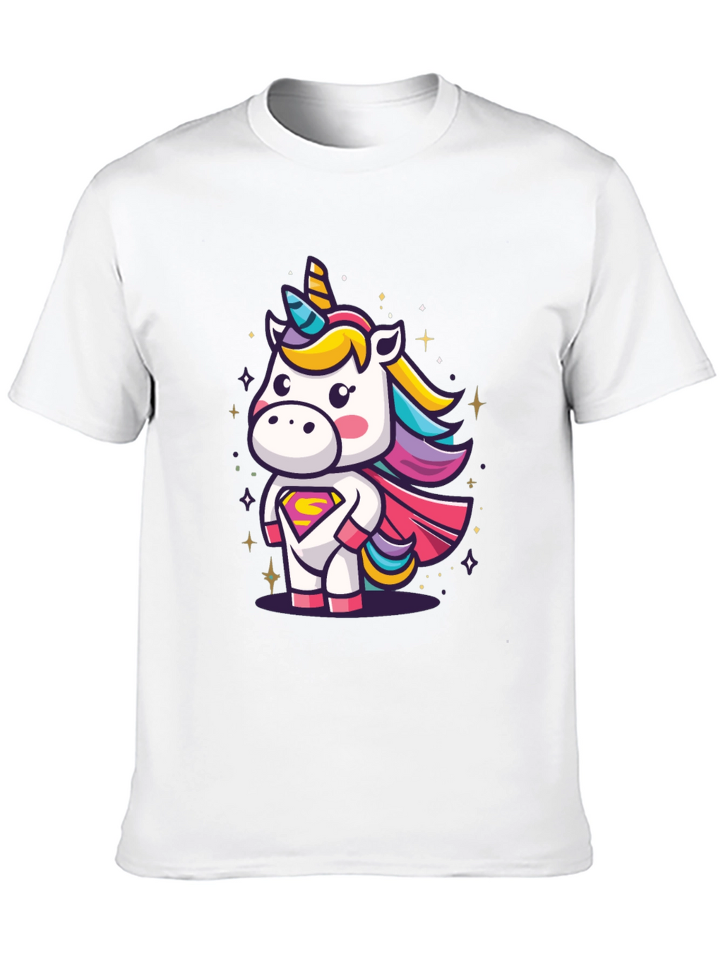 Unicorn Superhero Graphic T-Shirt
