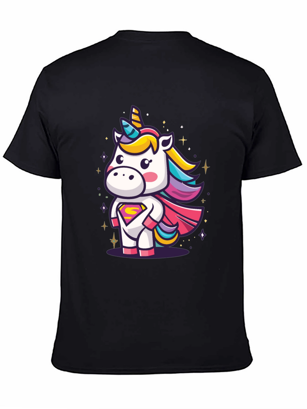 Unicorn Superhero Graphic T-Shirt
