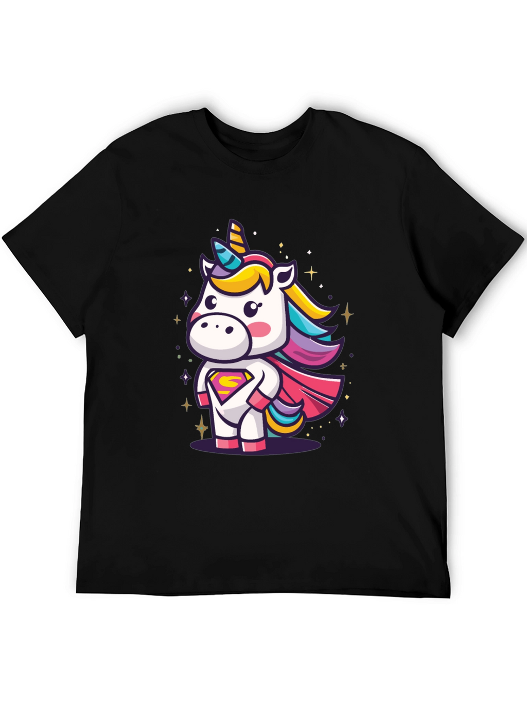 Unicorn Superhero Graphic T-Shirt