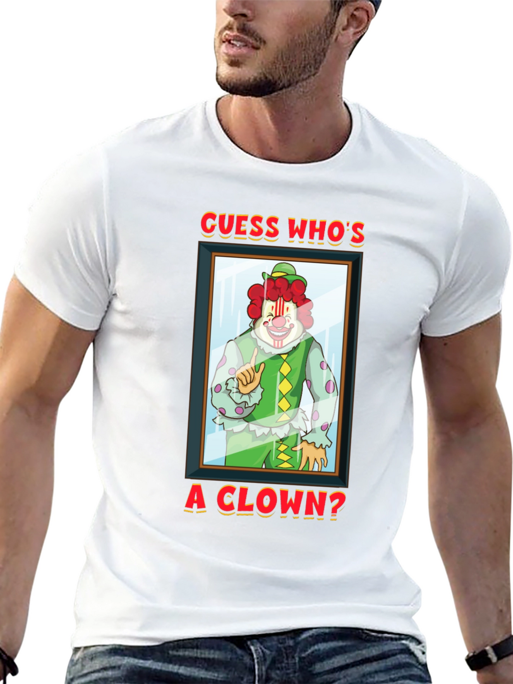 Guess Whos A Clown? Graphic T-Shirt