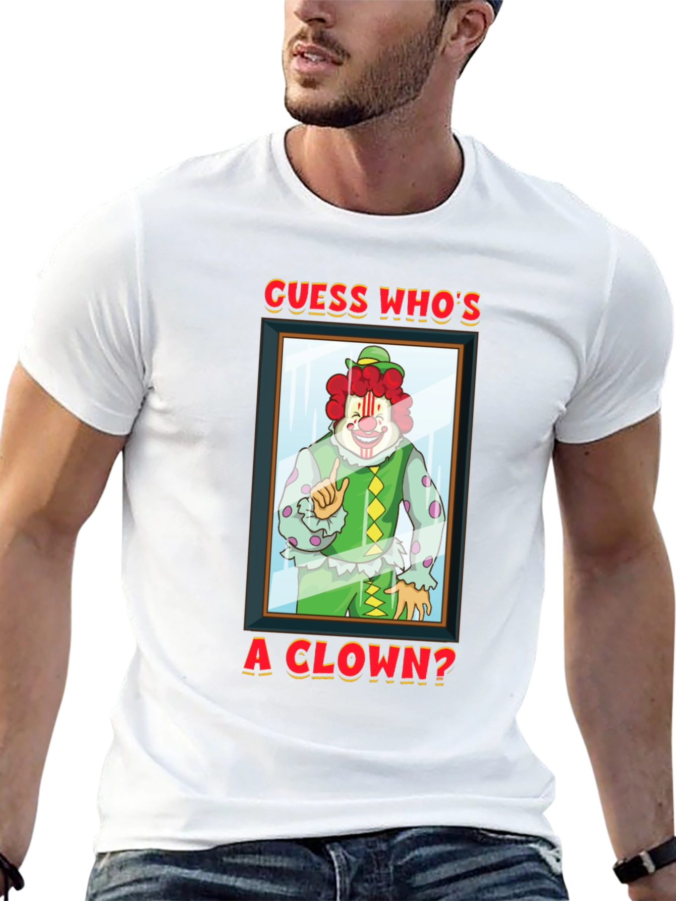 Guess Whos A Clown? Graphic T-Shirt