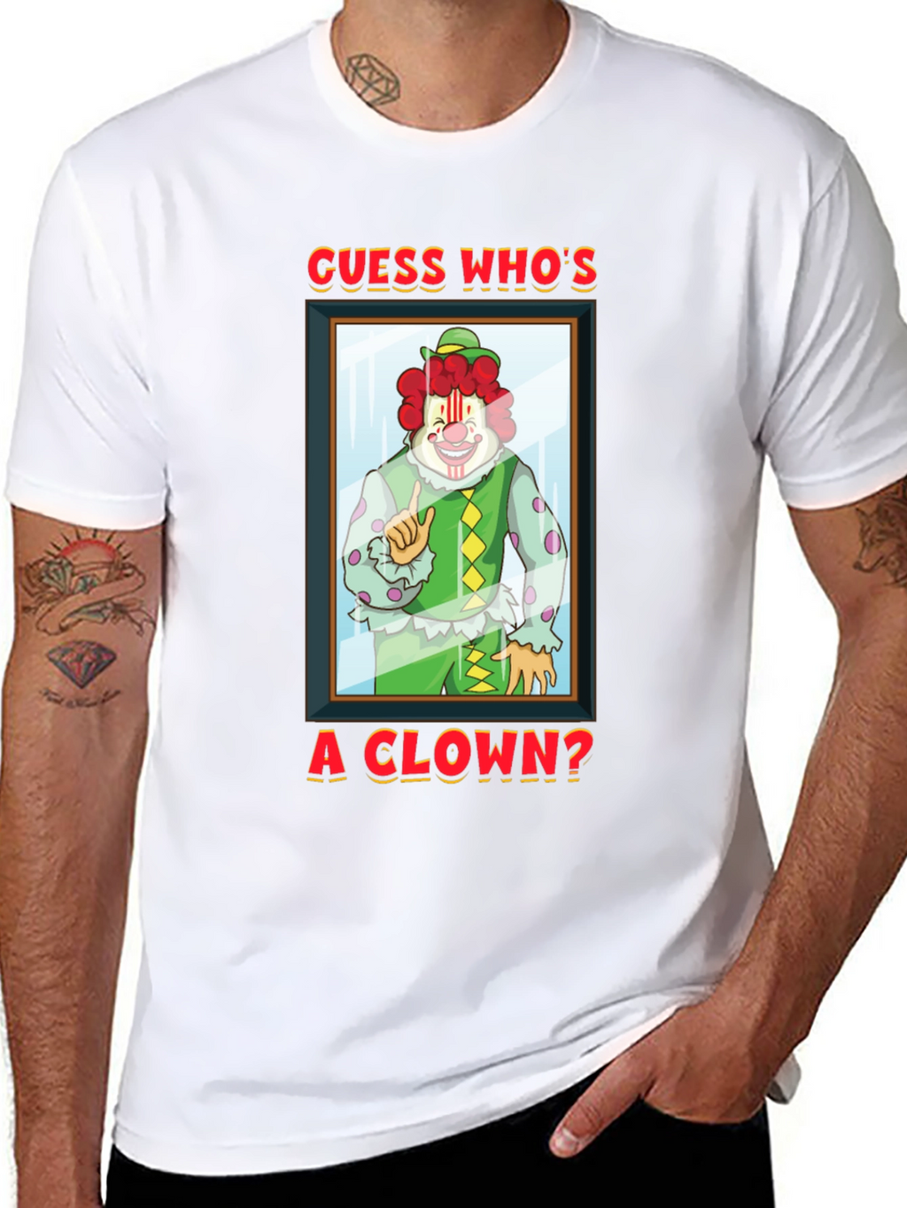 Guess Whos A Clown? Graphic T-Shirt