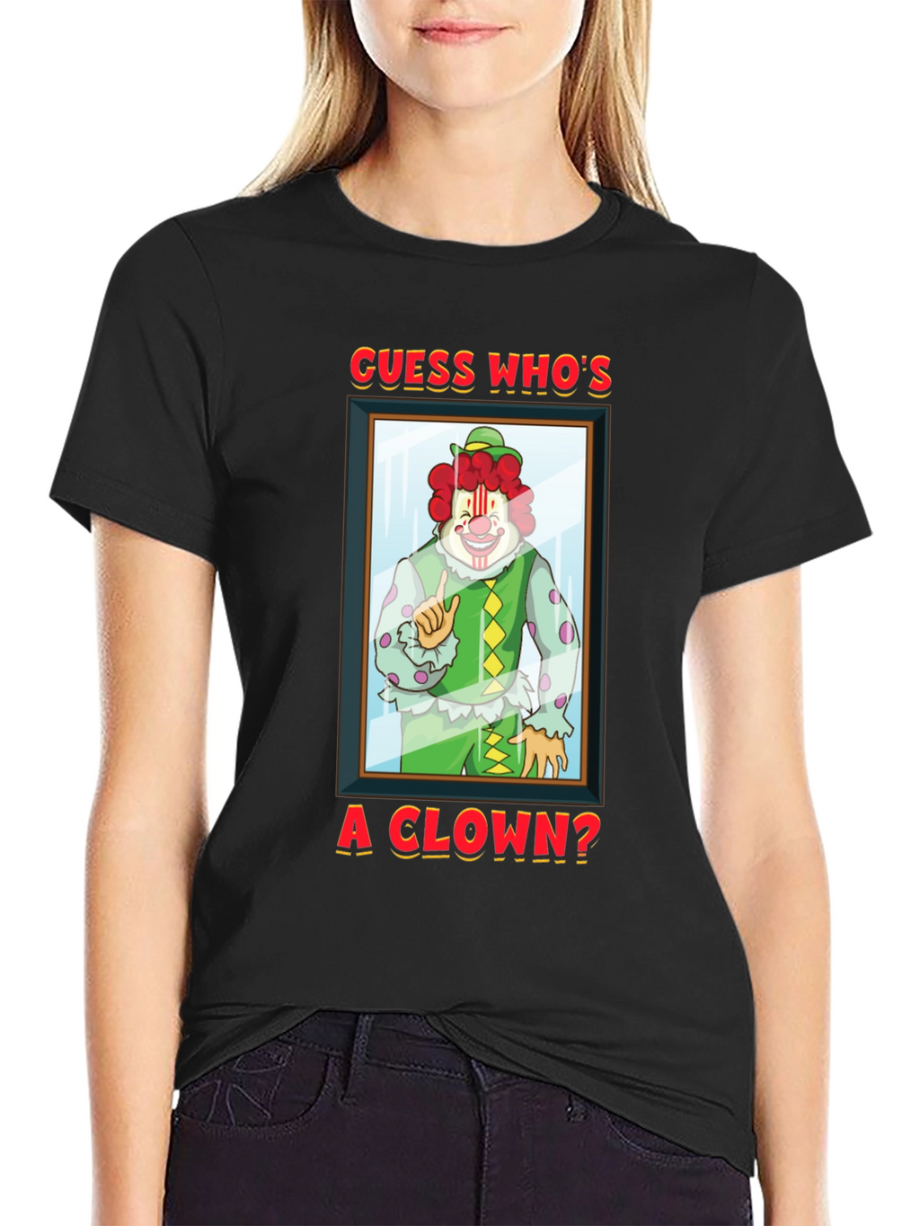 Guess Whos A Clown? Graphic T-Shirt