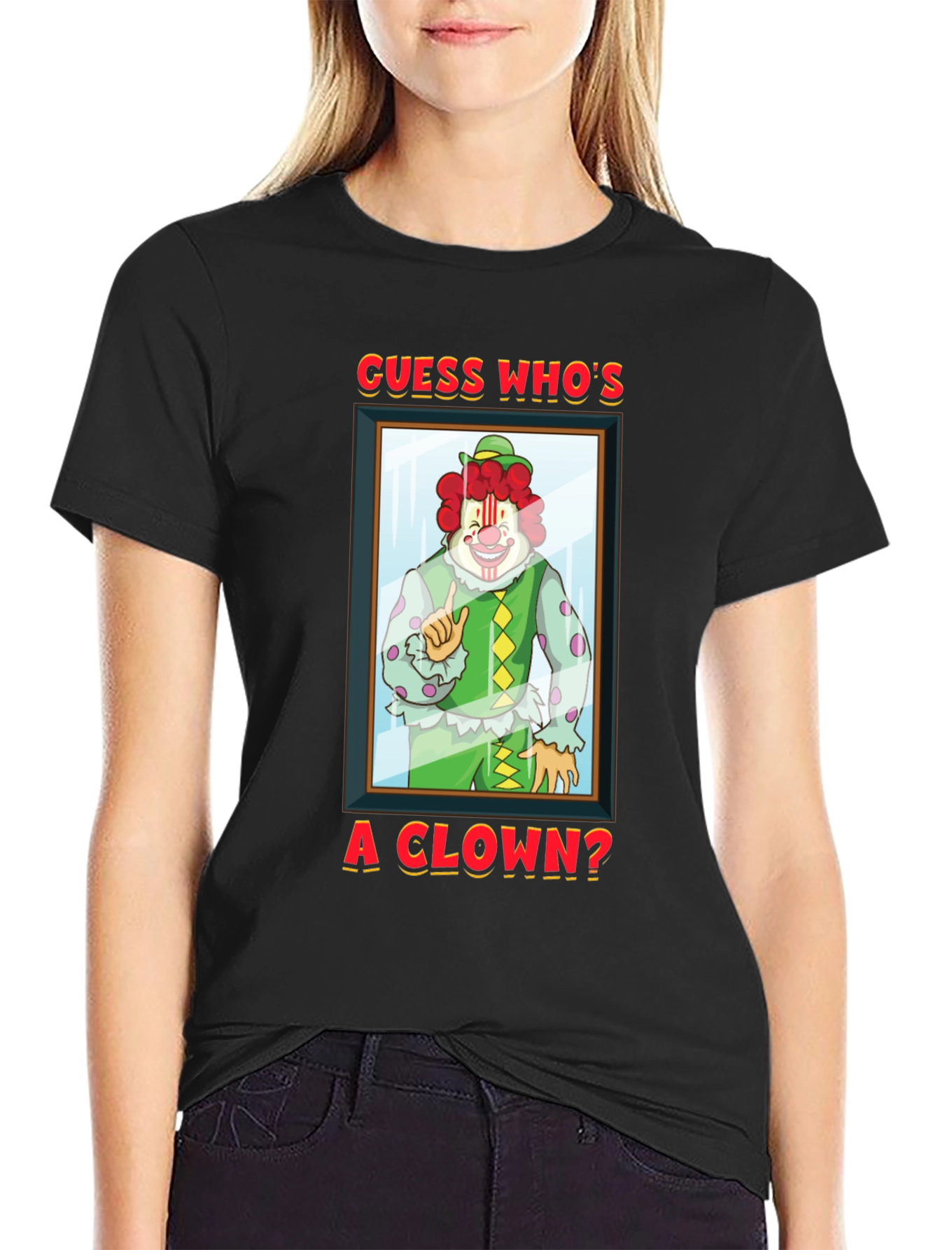 Guess Whos A Clown? Graphic T-Shirt