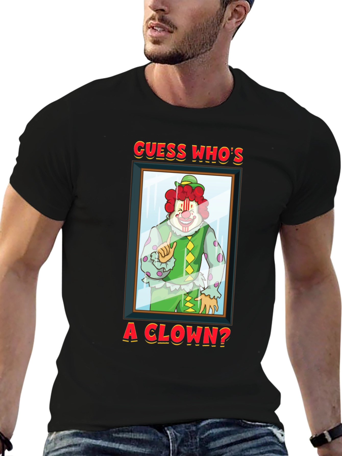 Guess Whos A Clown? Graphic T-Shirt