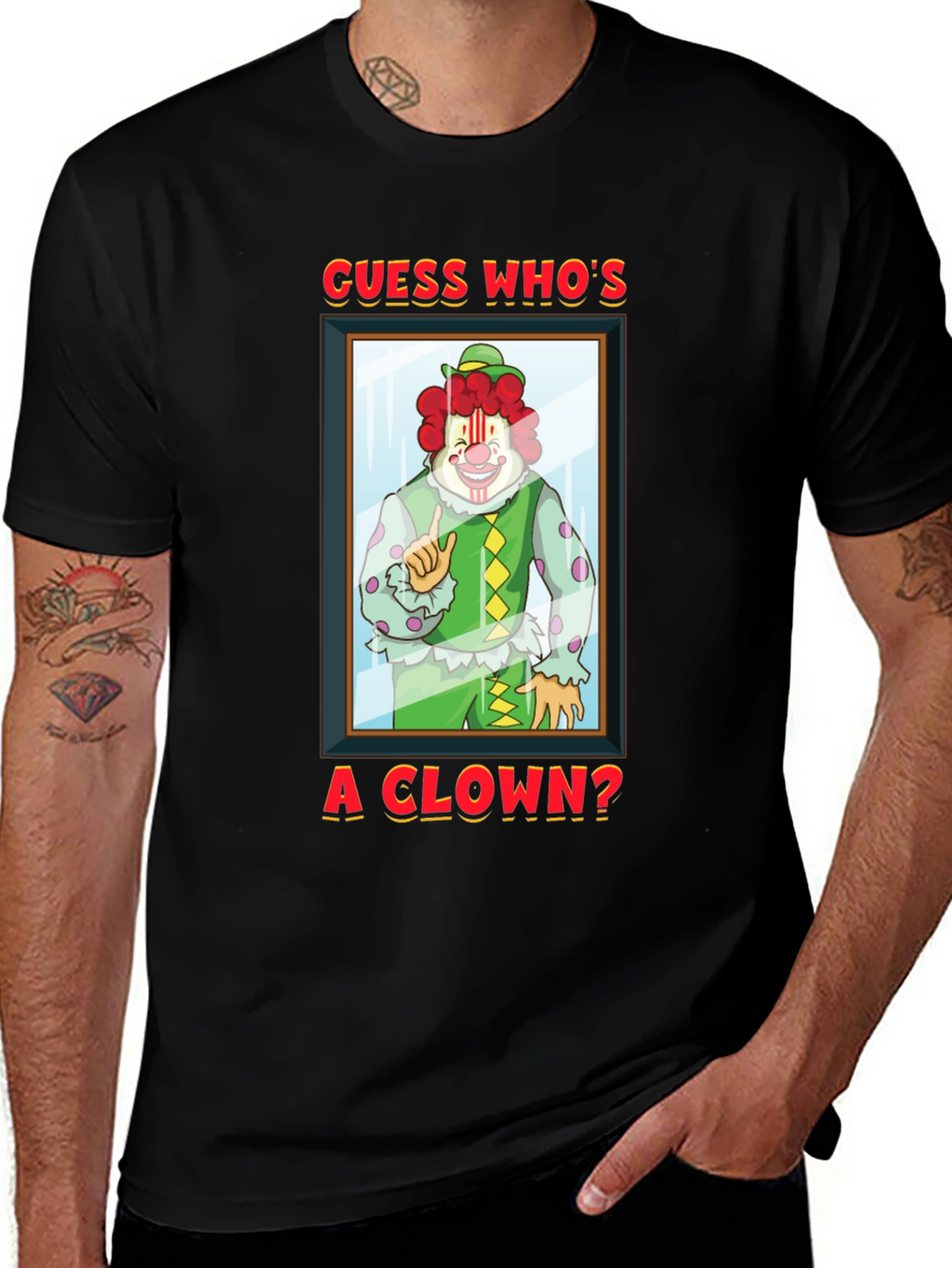 Guess Whos A Clown? Graphic T-Shirt