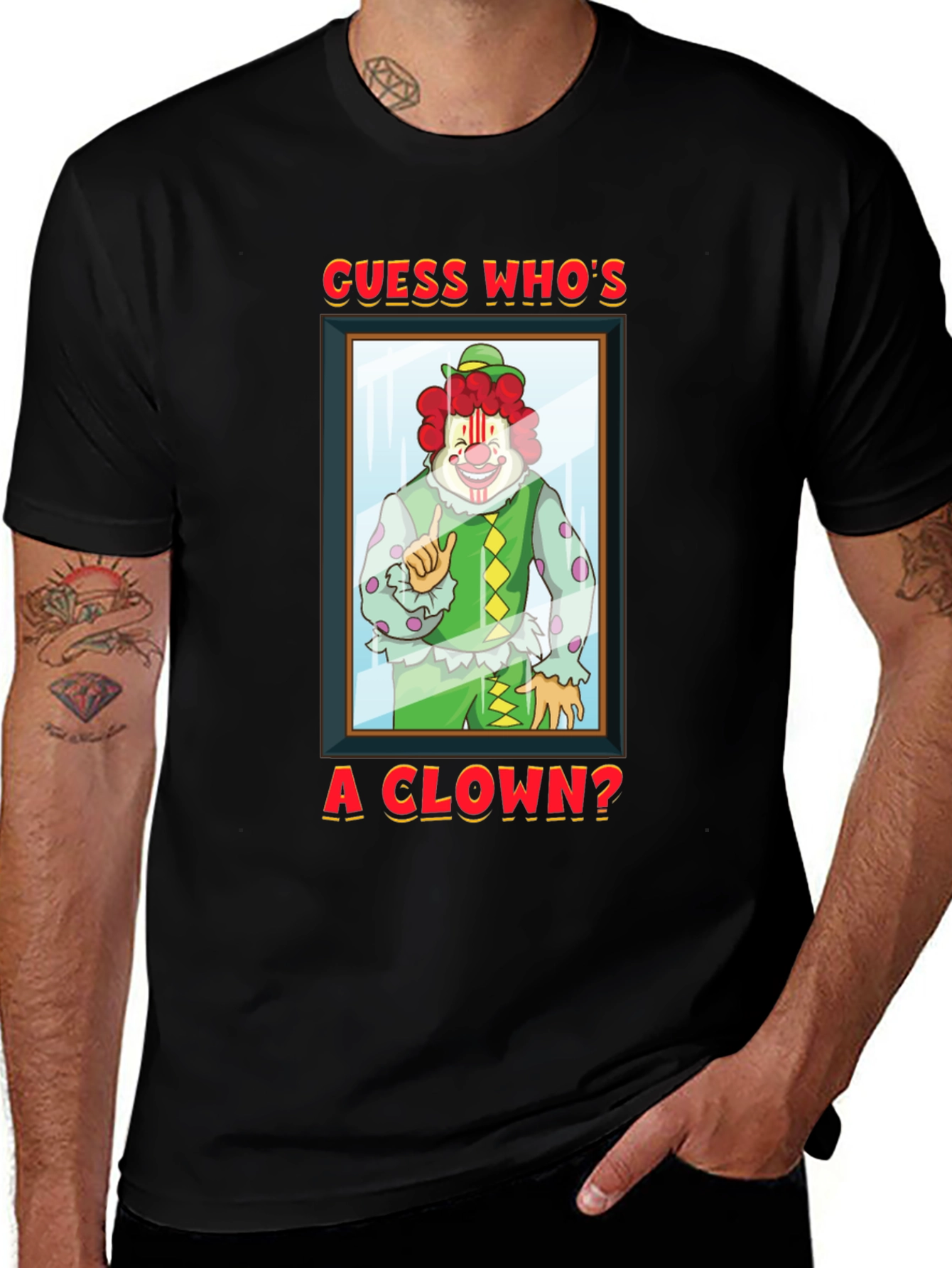Guess Whos A Clown? Graphic T-Shirt