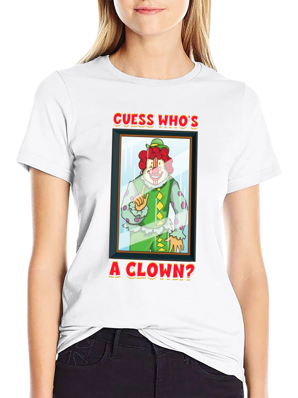 Guess Whos A Clown? Graphic T-Shirt