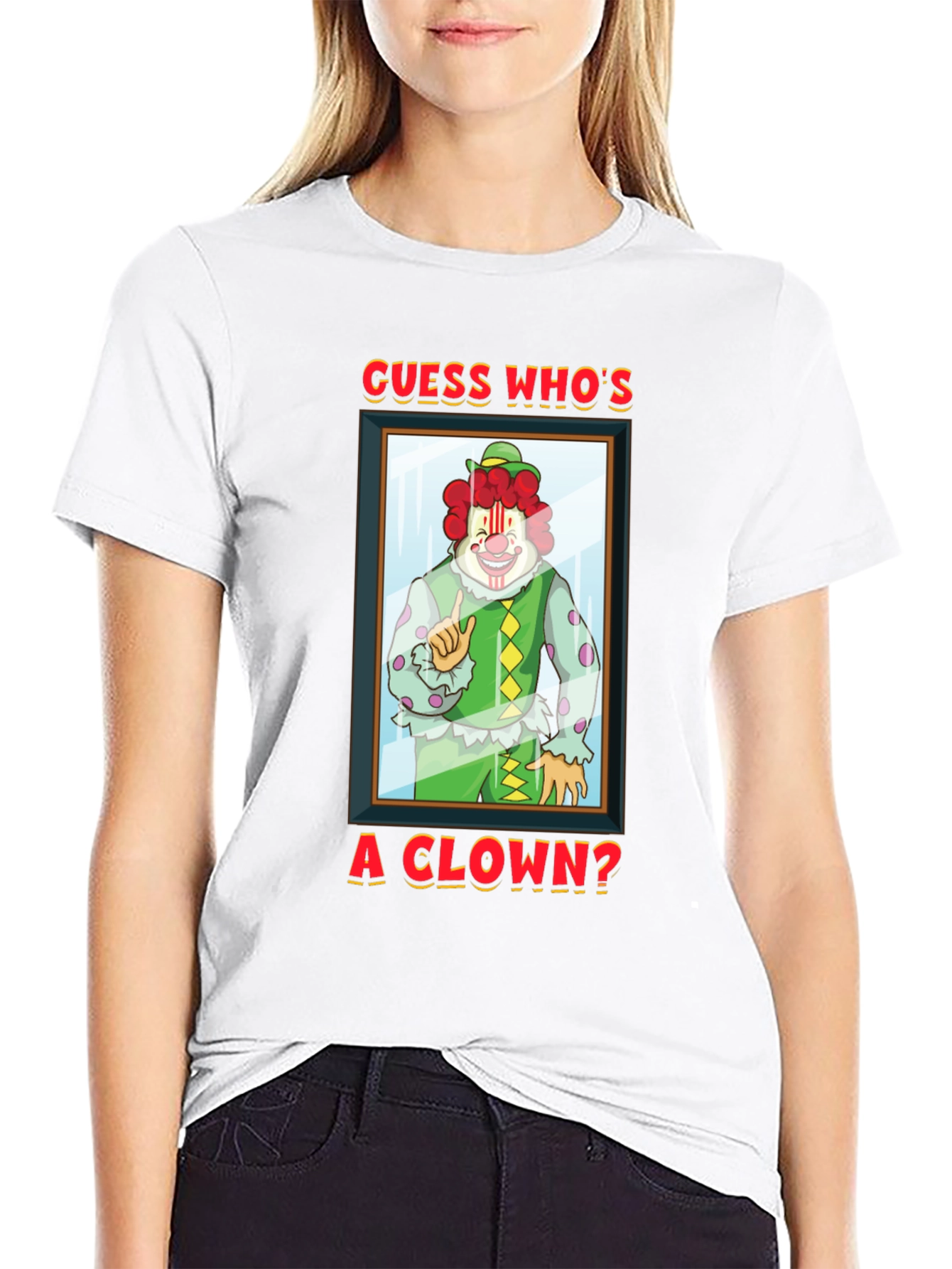 Guess Whos A Clown? Graphic T-Shirt