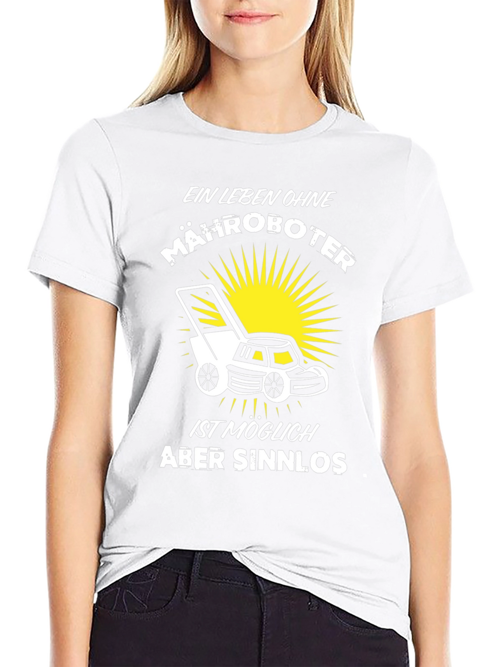 Ein Leben Ohne Mähroboter Black T-Shirt
