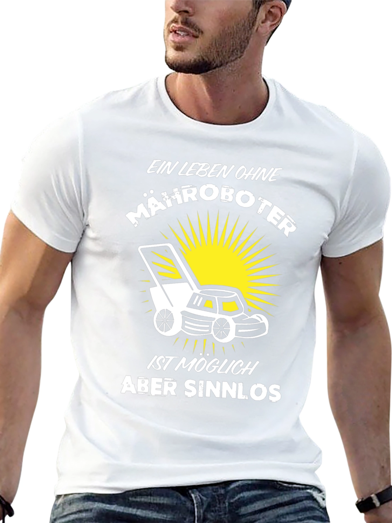 Ein Leben Ohne Mähroboter Black T-Shirt
