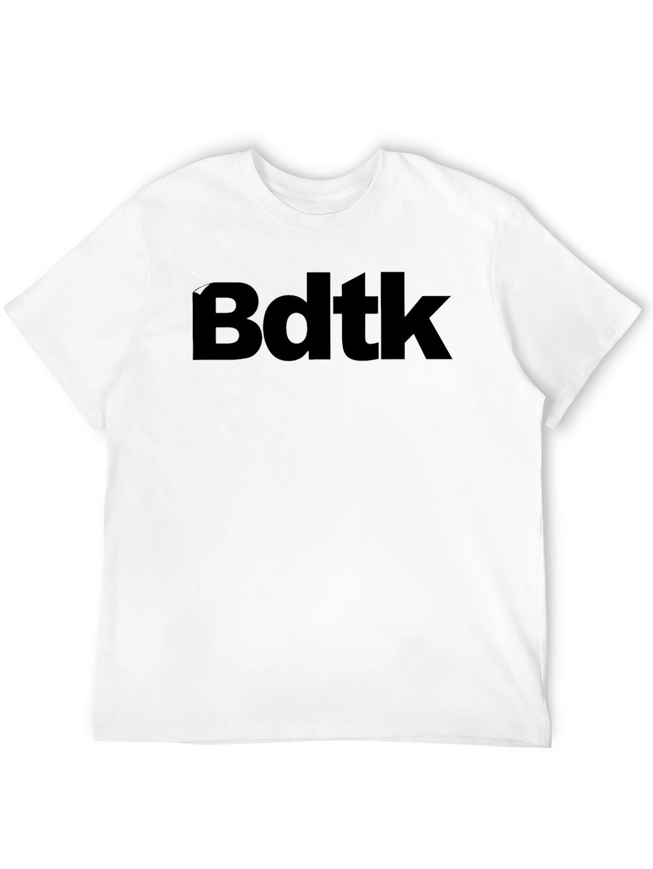 Bdtk Bold Text Graphic Tee - Black