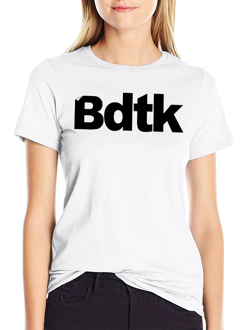 Bdtk Bold Text Graphic Tee - Black