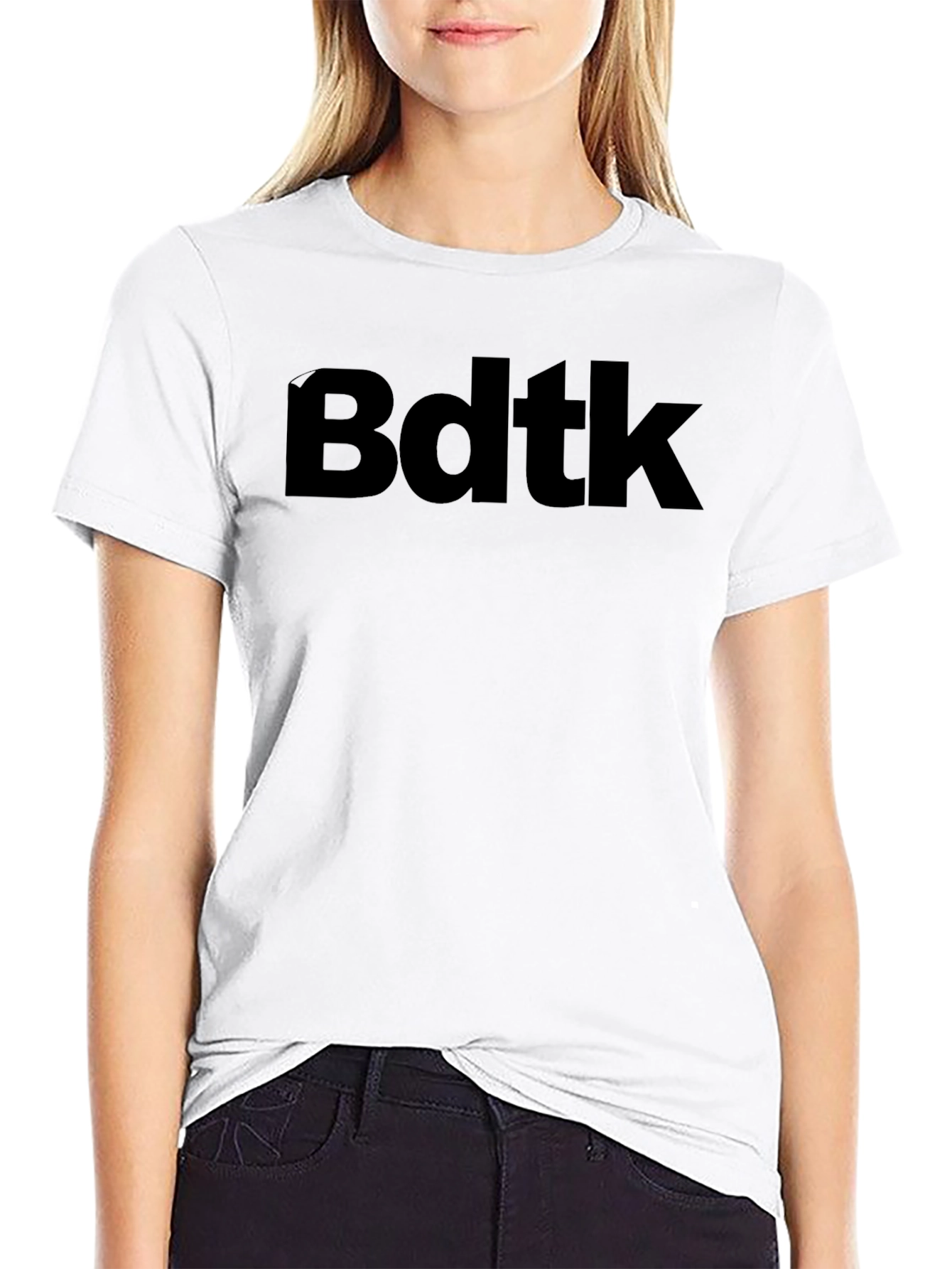 Bdtk Bold Text Graphic Tee - Black