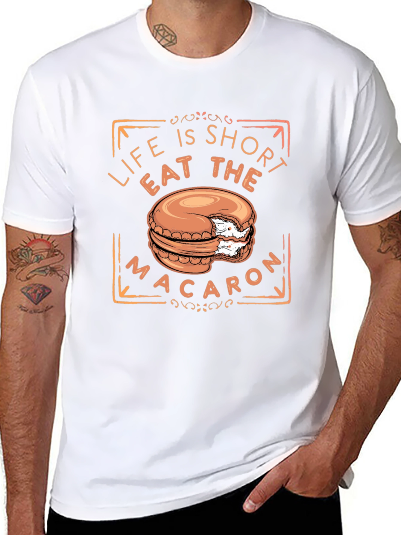 Eat the Macaron Short Sleeve T-Shirt
