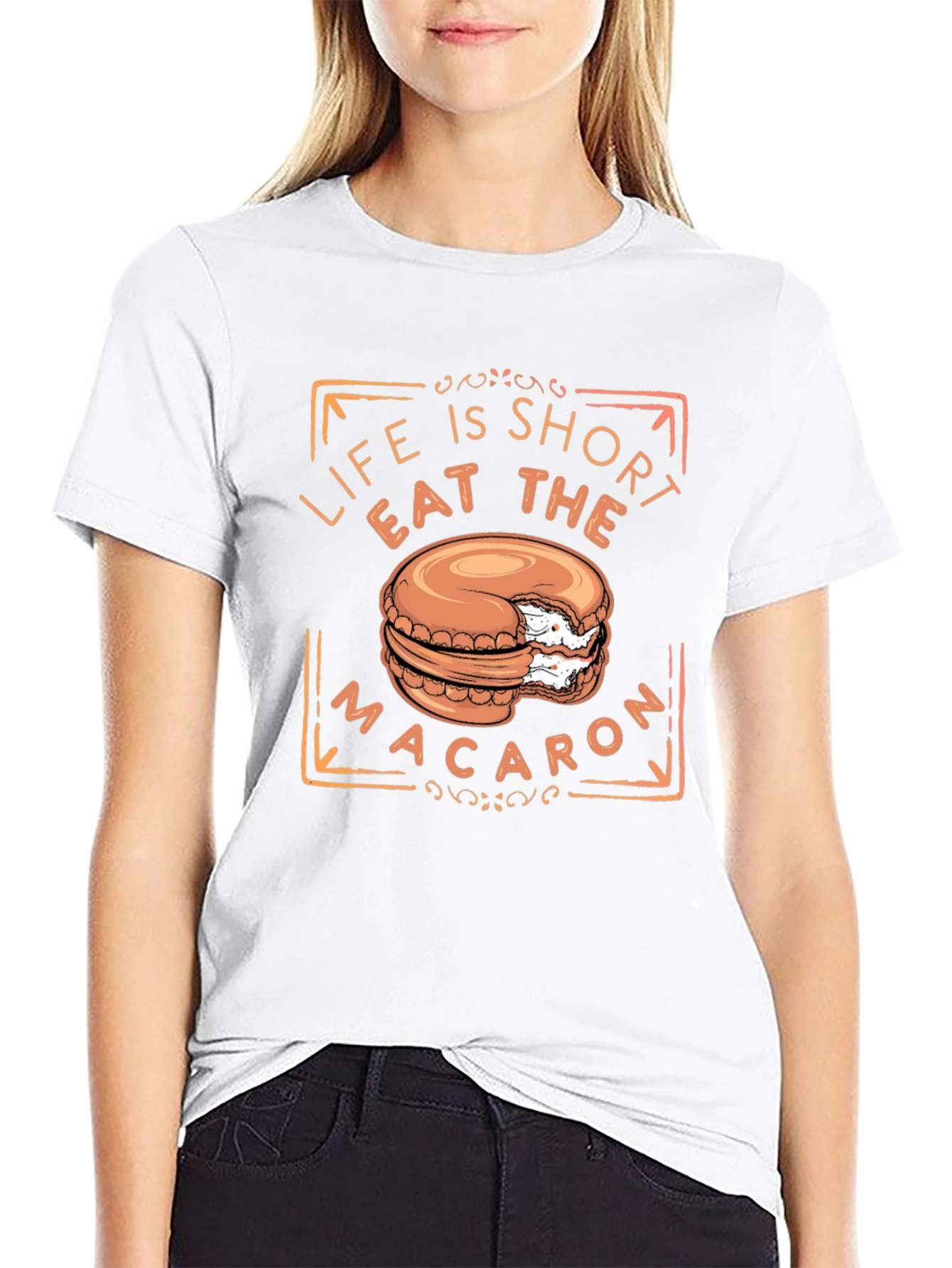 Eat the Macaron Short Sleeve T-Shirt