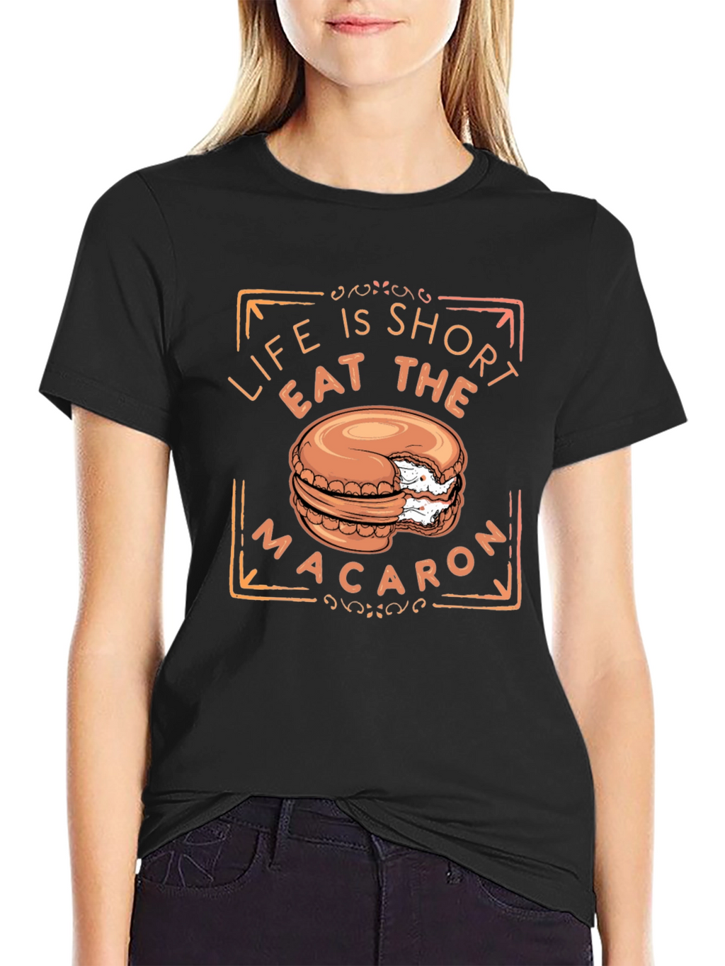 Eat the Macaron Short Sleeve T-Shirt