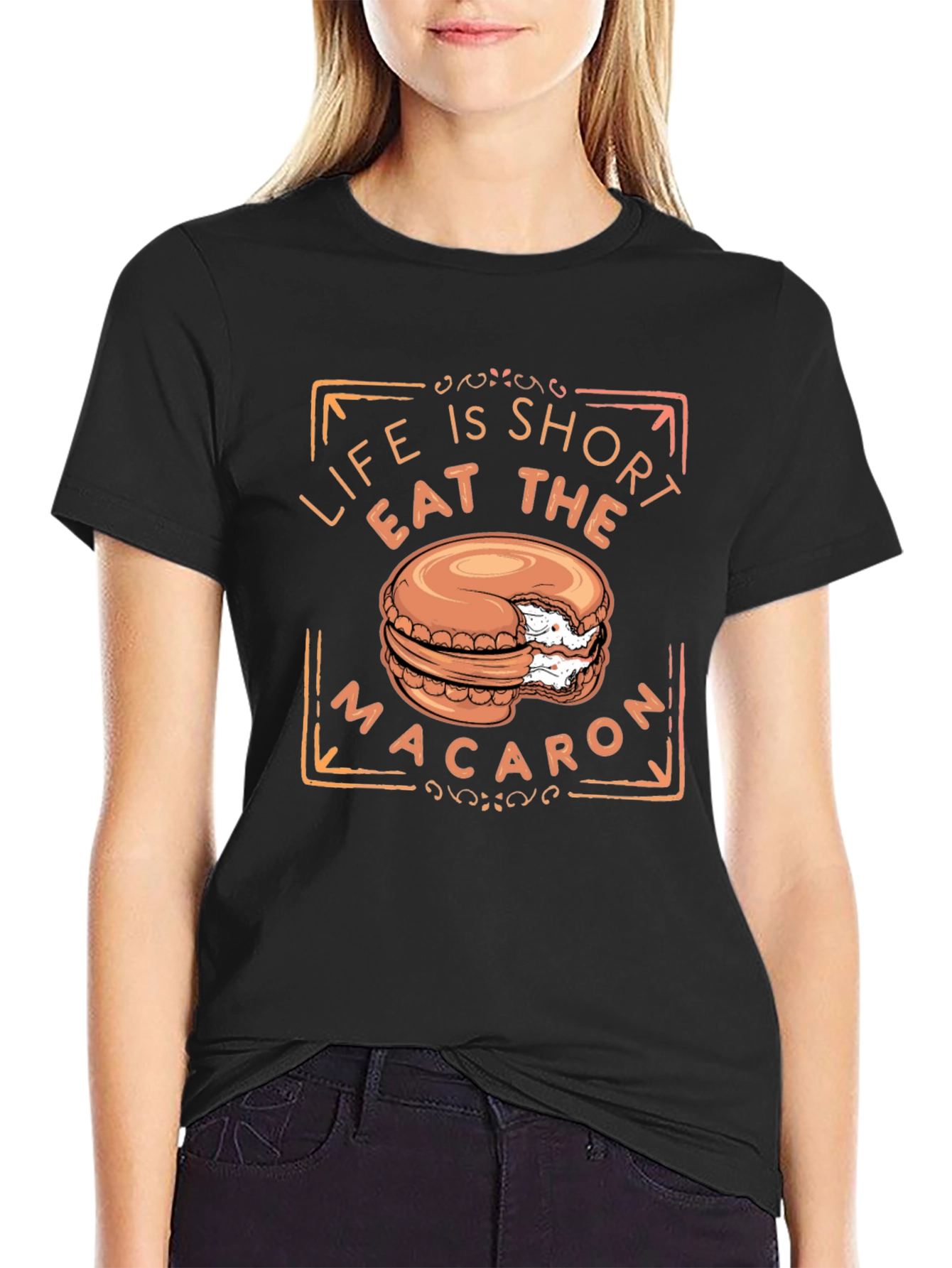 Eat the Macaron Short Sleeve T-Shirt