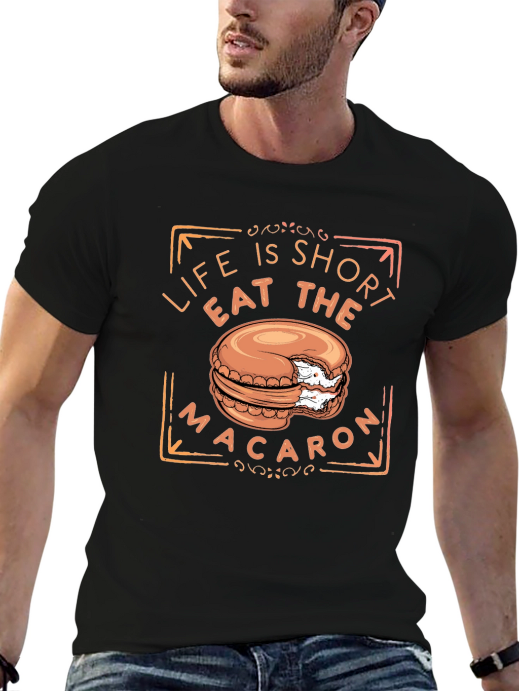 Eat the Macaron Short Sleeve T-Shirt