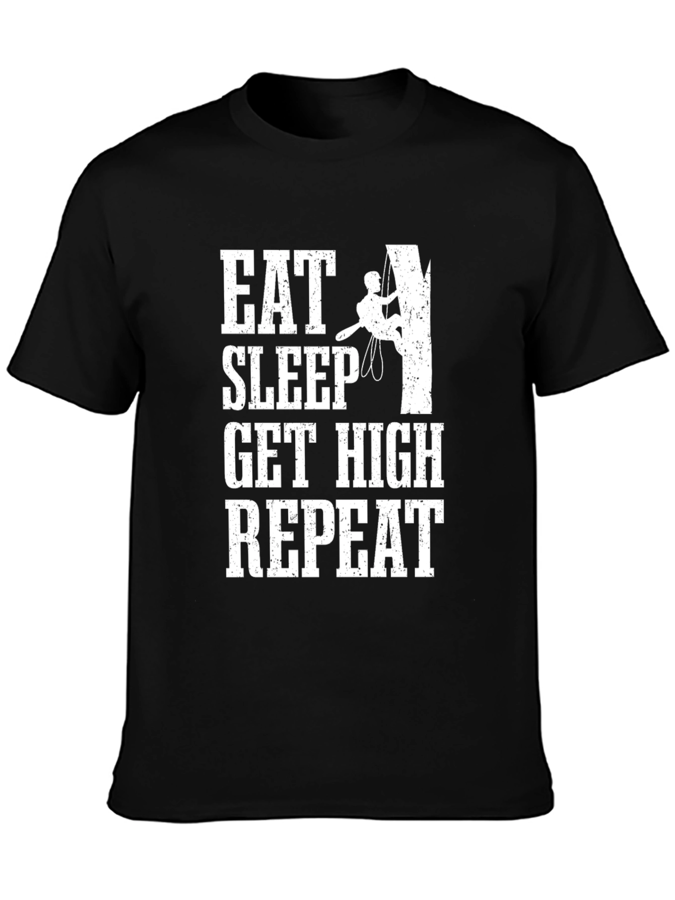 Eat Sleep Get High Repeat Climbing T-Shirt
