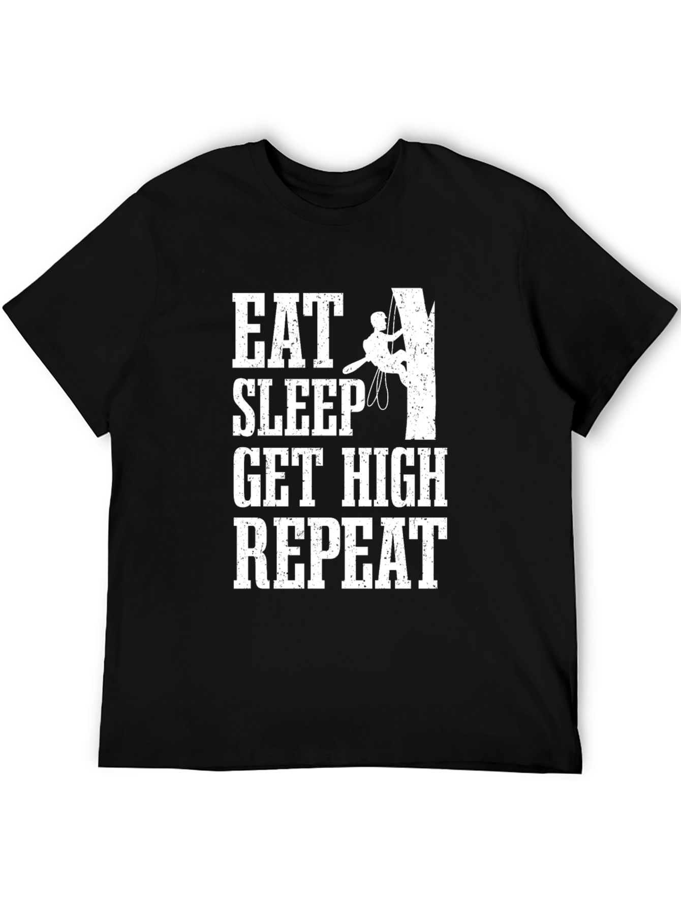 Eat Sleep Get High Repeat Climbing T-Shirt