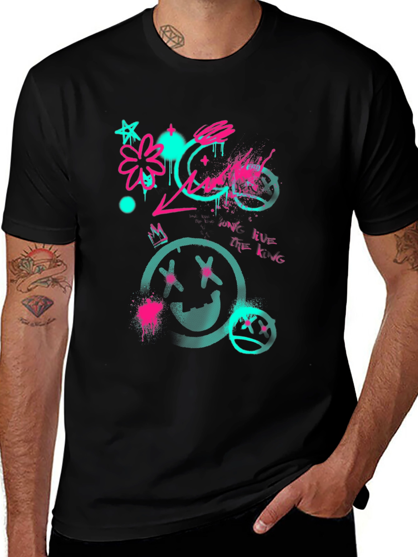Graffiti Art T-Shirt - Unique Graphic Tee
