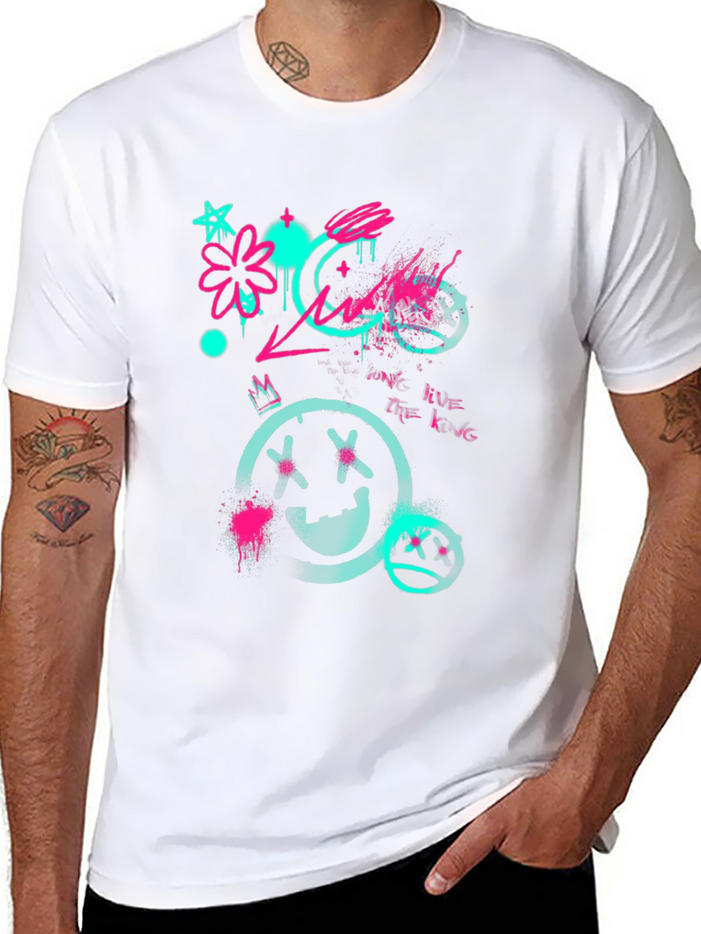 Graffiti Art T-Shirt - Unique Graphic Tee