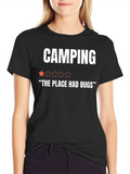 Camping One-Star Funny Graphic T-Shirt