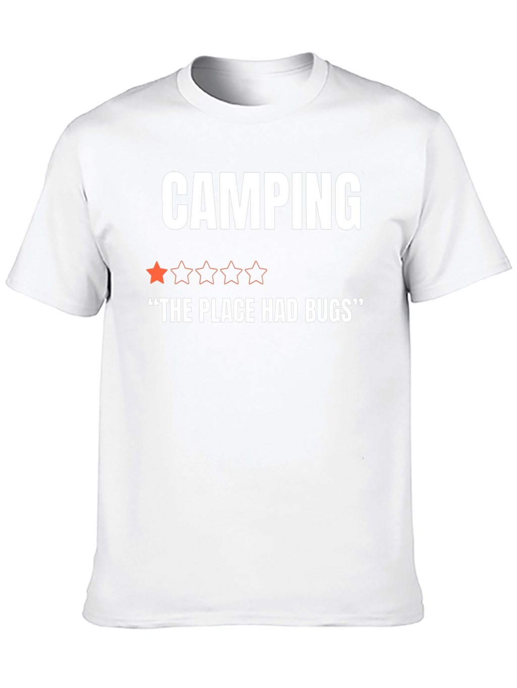 Camping One-Star Funny Graphic T-Shirt