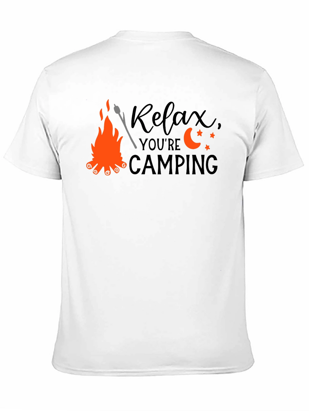 Relax Camping T-Shirt - Bonfire Design
