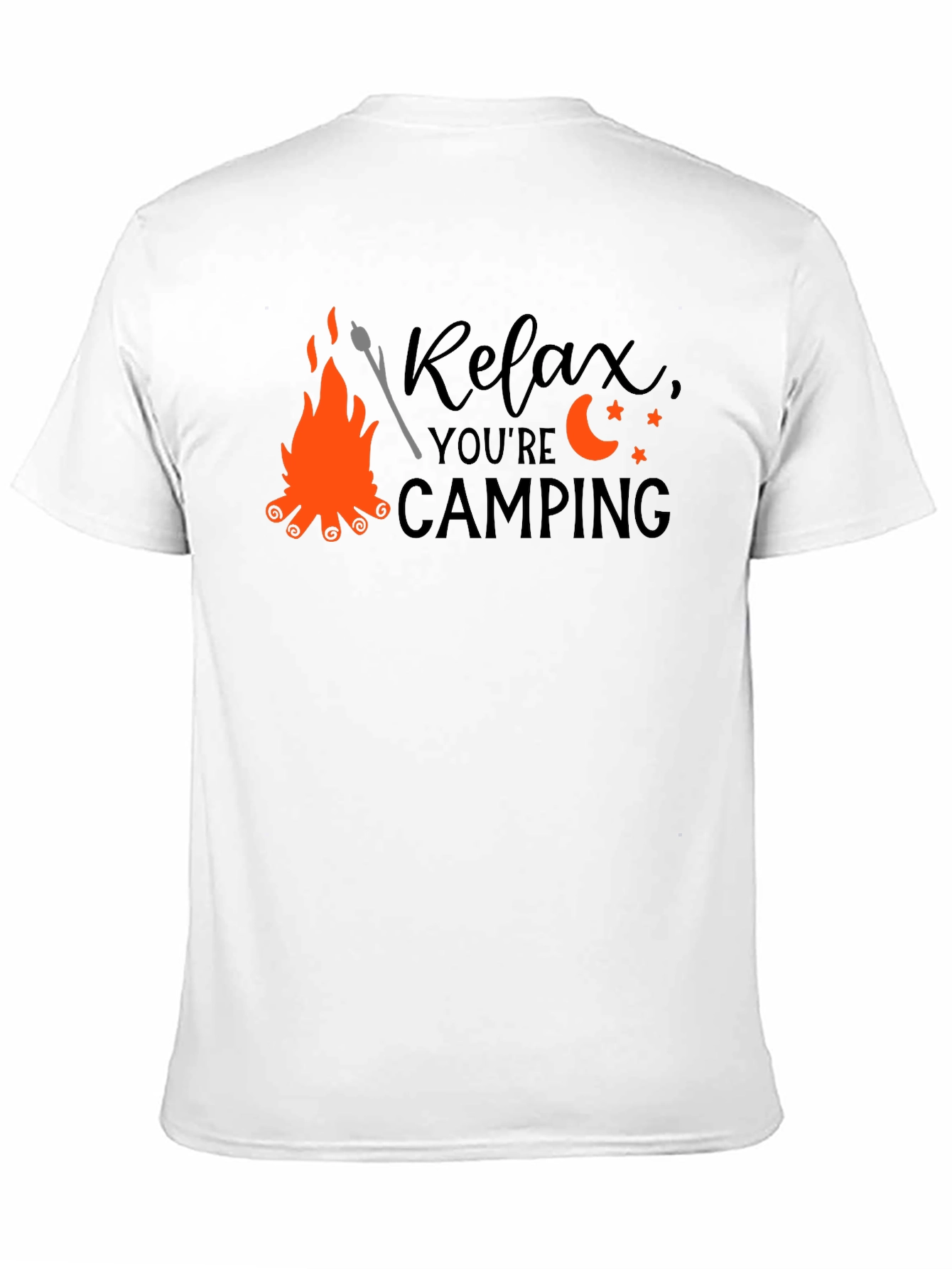 Relax Camping T-Shirt - Bonfire Design