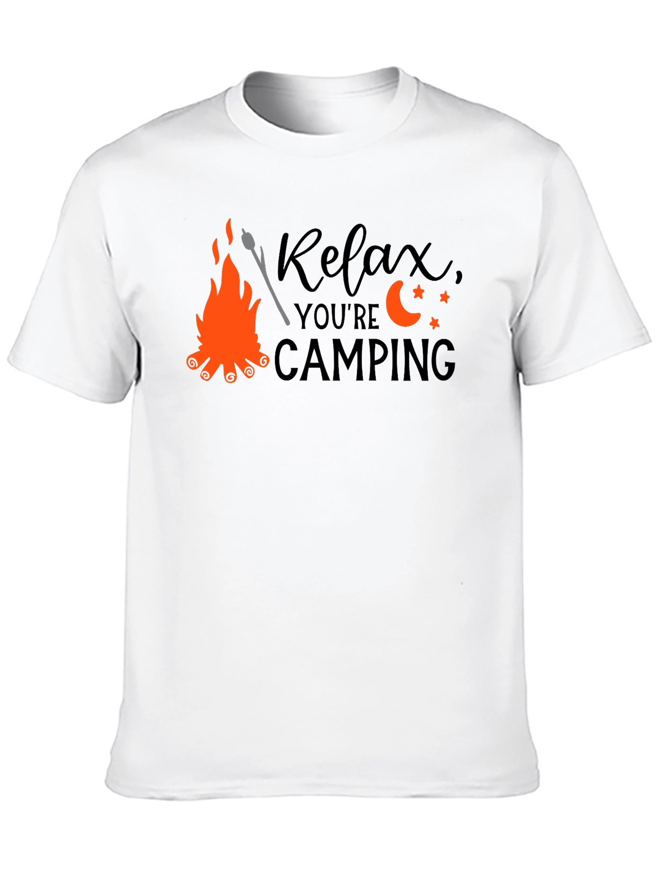 Relax Camping T-Shirt - Bonfire Design