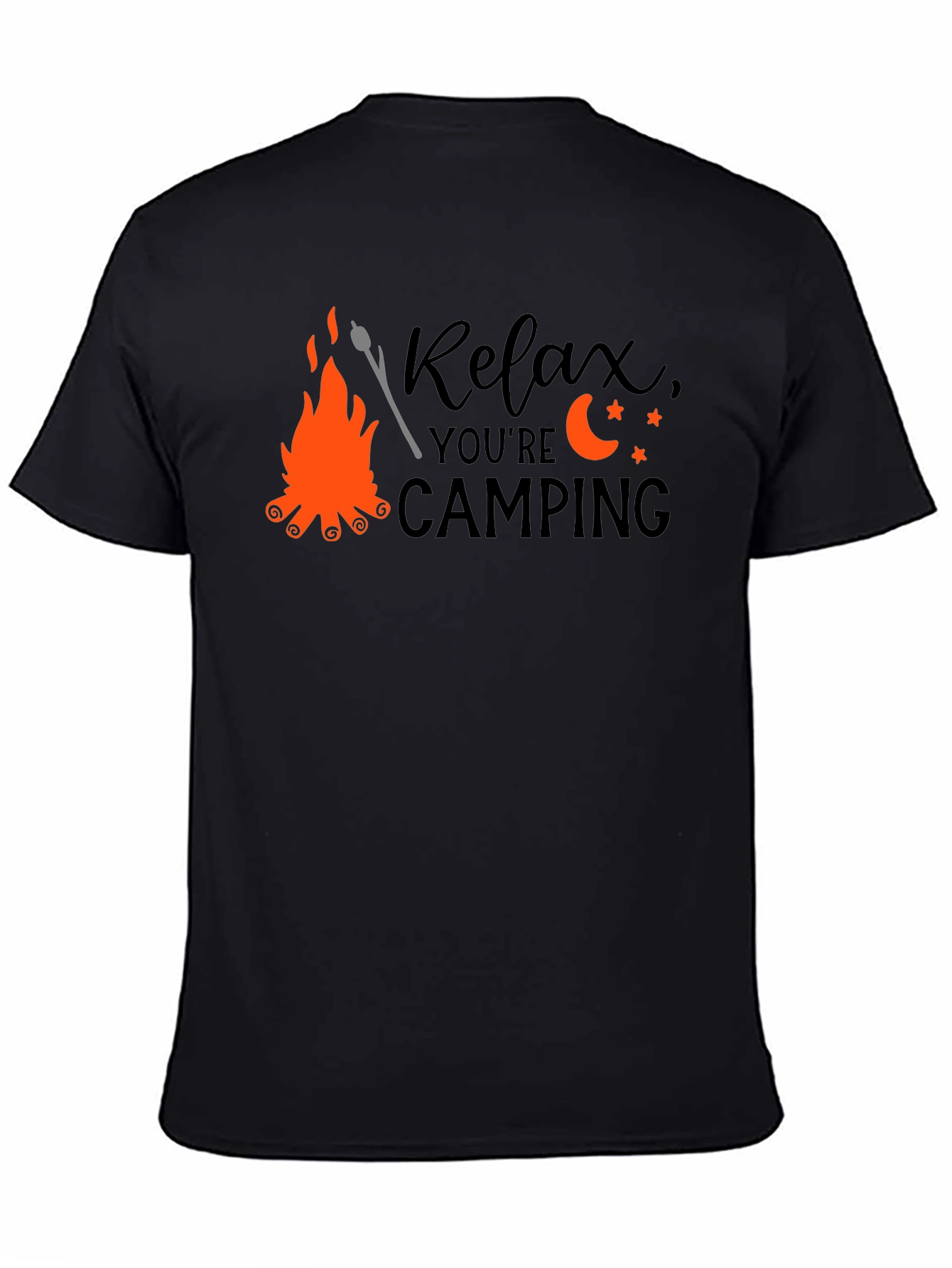 Relax Camping T-Shirt - Bonfire Design