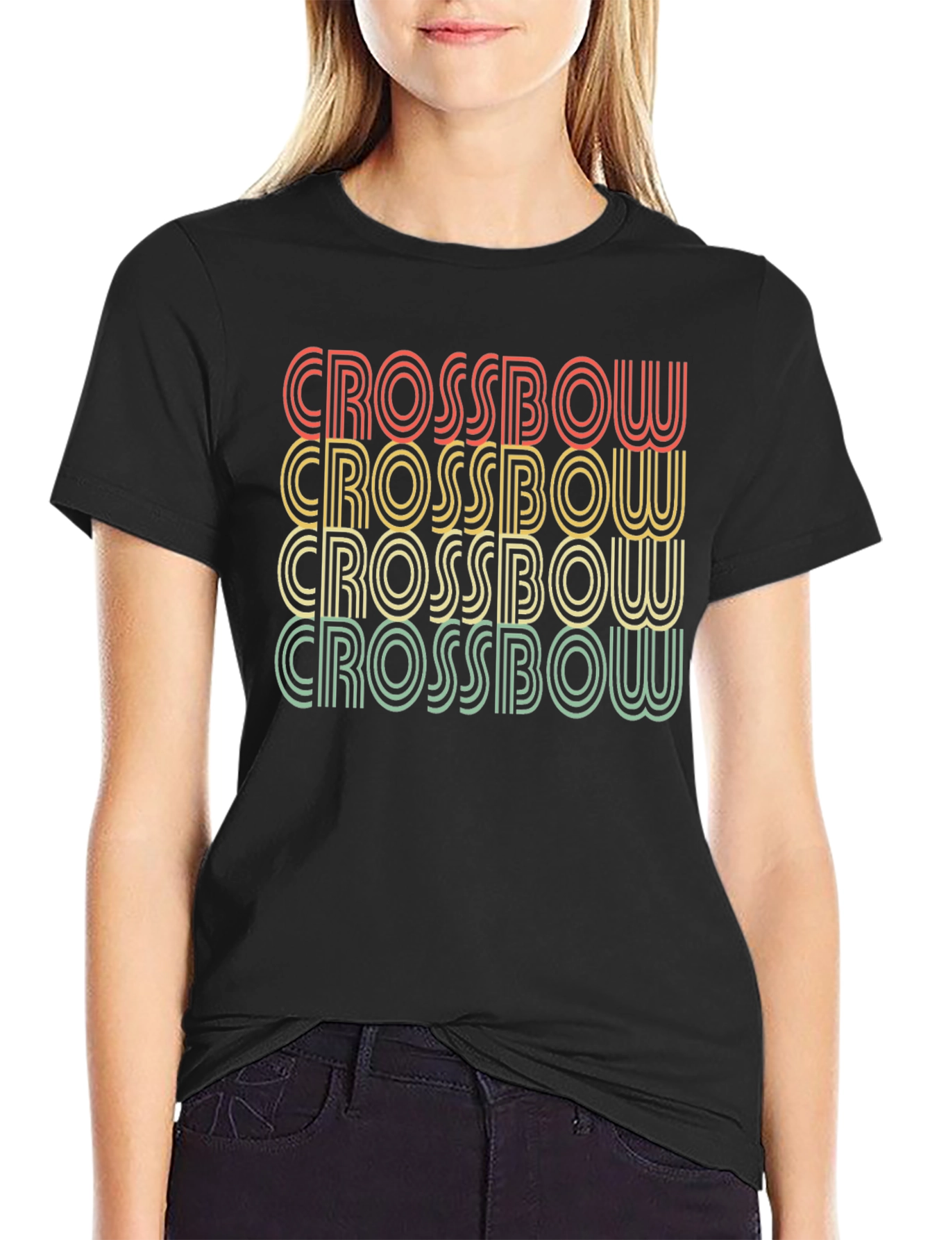 Retro Crossbow T-Shirt - Vintage Archery Tee