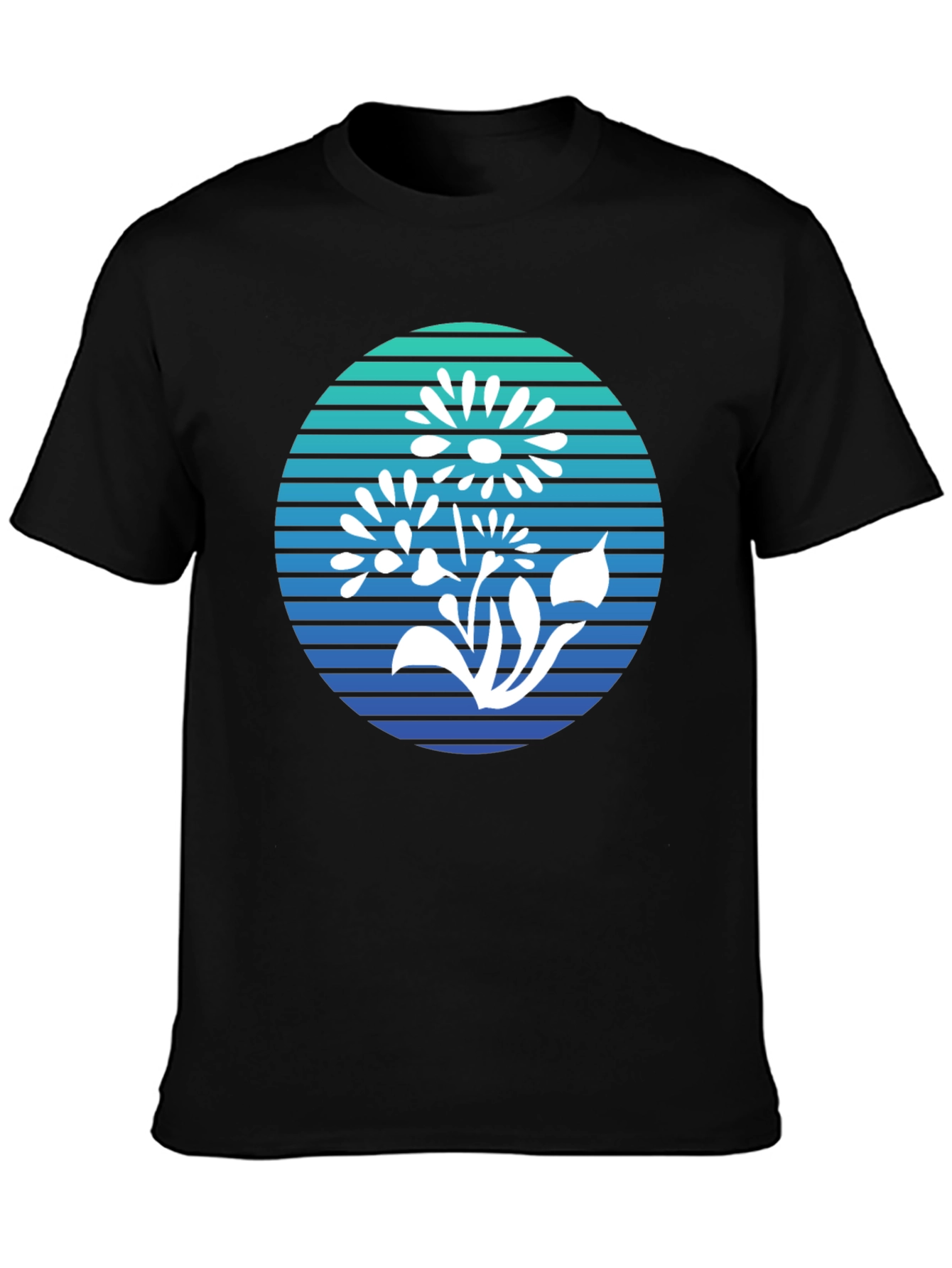 Floral Graphic Tee - Retro Style Comfort