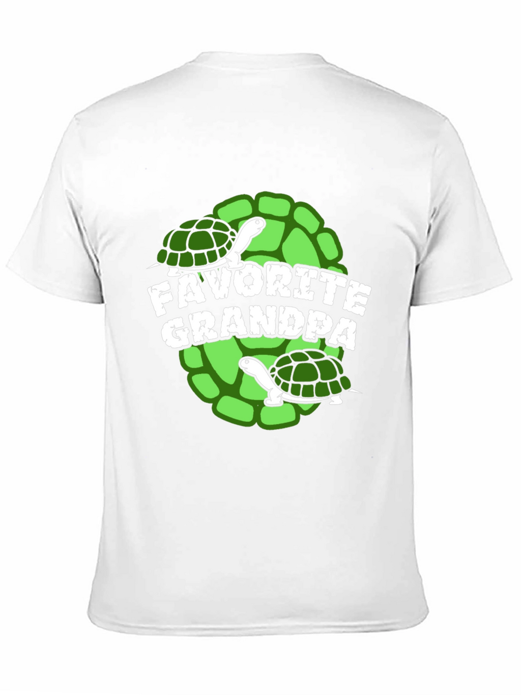 Favorite Grandpa Turtle Graphic T-Shirt