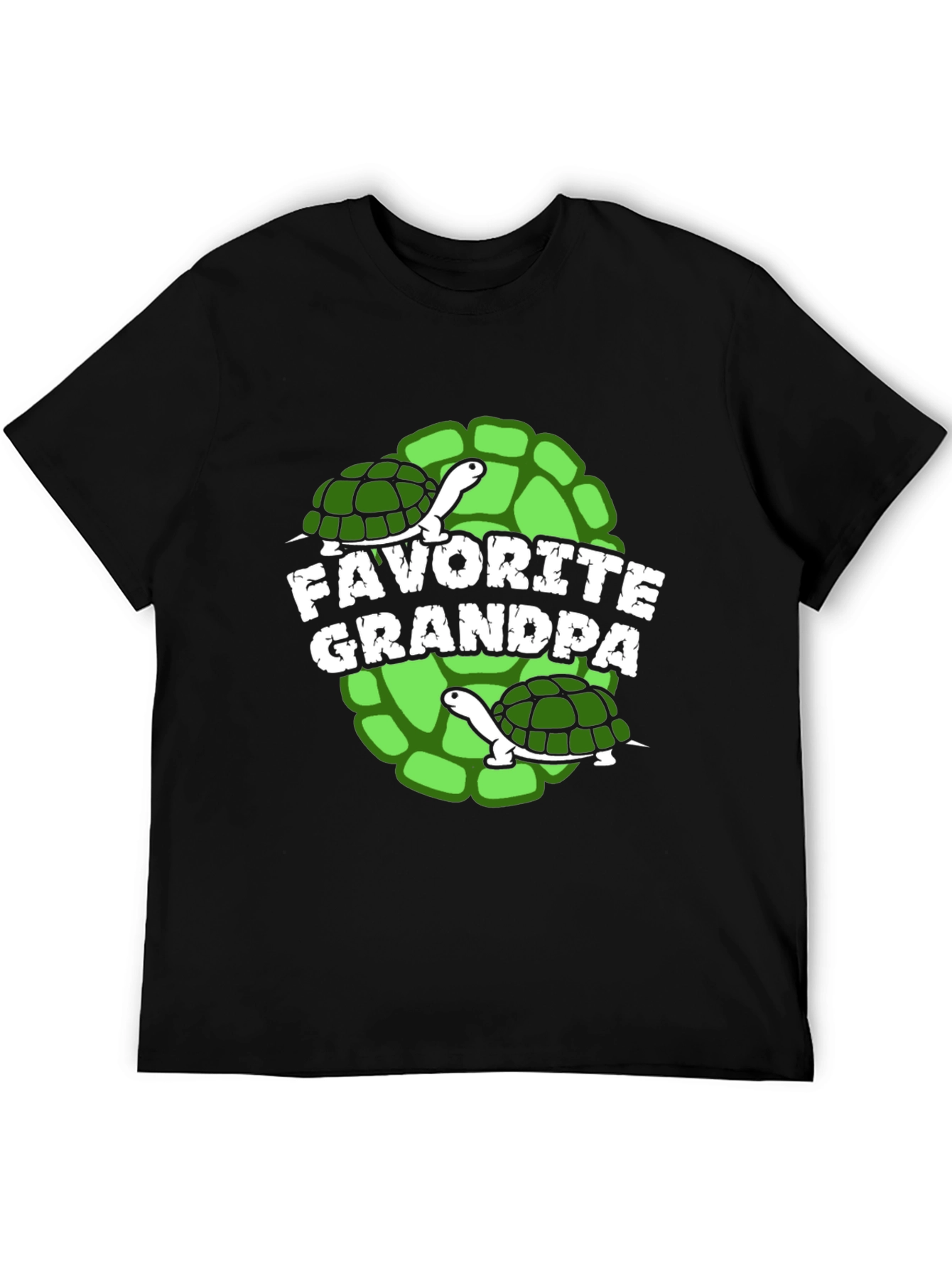 Favorite Grandpa Turtle Graphic T-Shirt